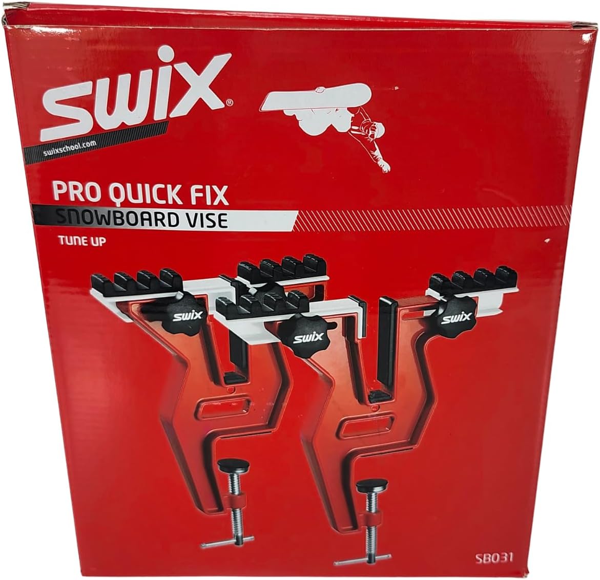 Swix Pro Snowboard Vise Clamp for Workbench Tuning, Adjustable Width