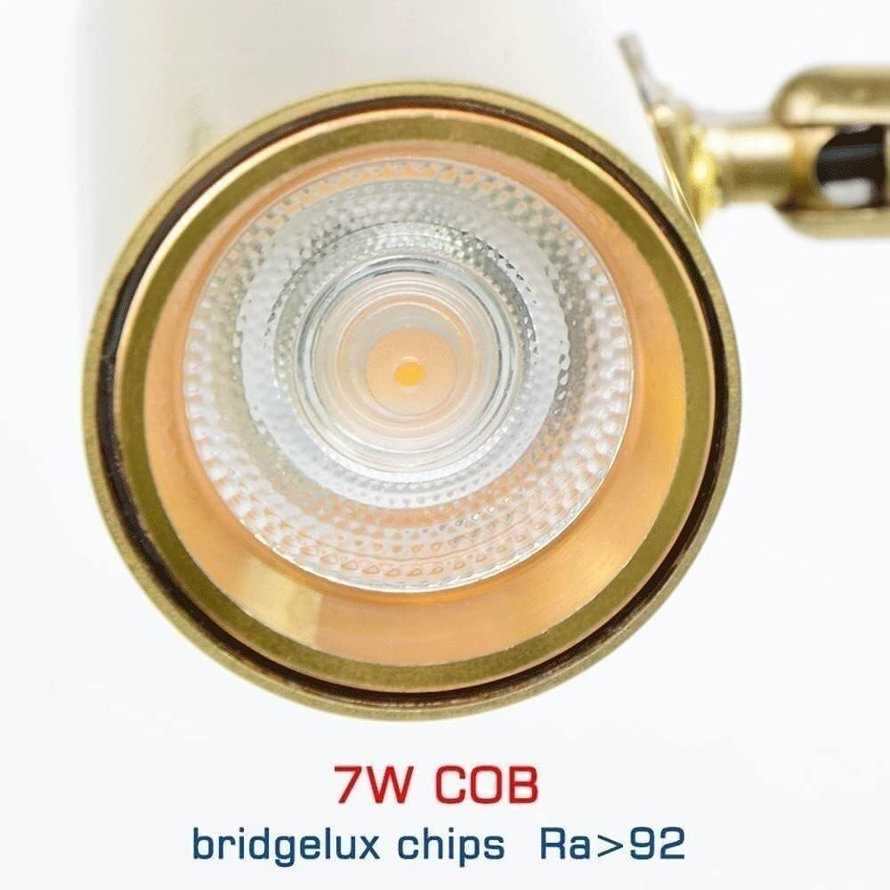 Wall Sconce Lights Adjustable 7W 180°+180°Rotation Metal Study Room Lighting LED Bedside Reading Lamp Indoor Spotlight Bedroom Mini Night Light (3000K w(3000k Warm Light)