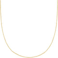 Ritastephens 14k Solid Gold Cable Link Chain Necklace 0.9 Mm (13, 16, 18, 20, 22, 24 Inches)