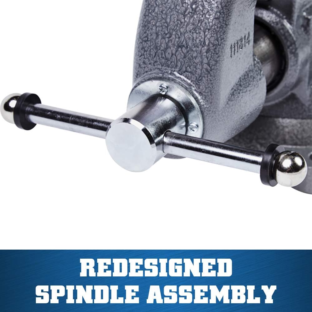 Wilton Tradesman Bench Vise, 4-1/2' Jaw Width, 3-1/2' Max Jaw Opening, 3-1/4' Throat (Model 1745)