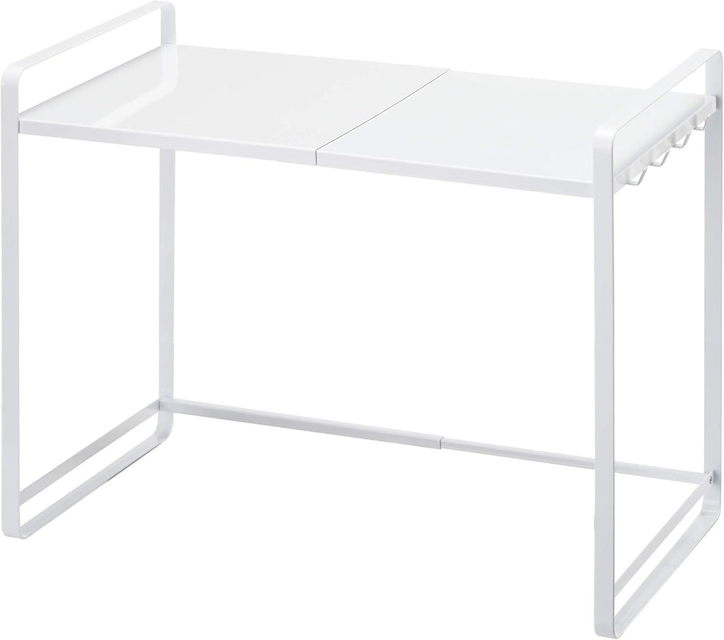 YAMAZAKI Home Expandable Kitchen Counter Organizer, Steel, Expandable
