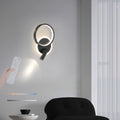 LED Wall Light Indoor with Remote Control Wall Lamp 2700K-6500K Dimming Wall Sconce with Adjustable Spotlight Wall Lighting Aluminium Acrylic for Hallway Living Room Bedroom