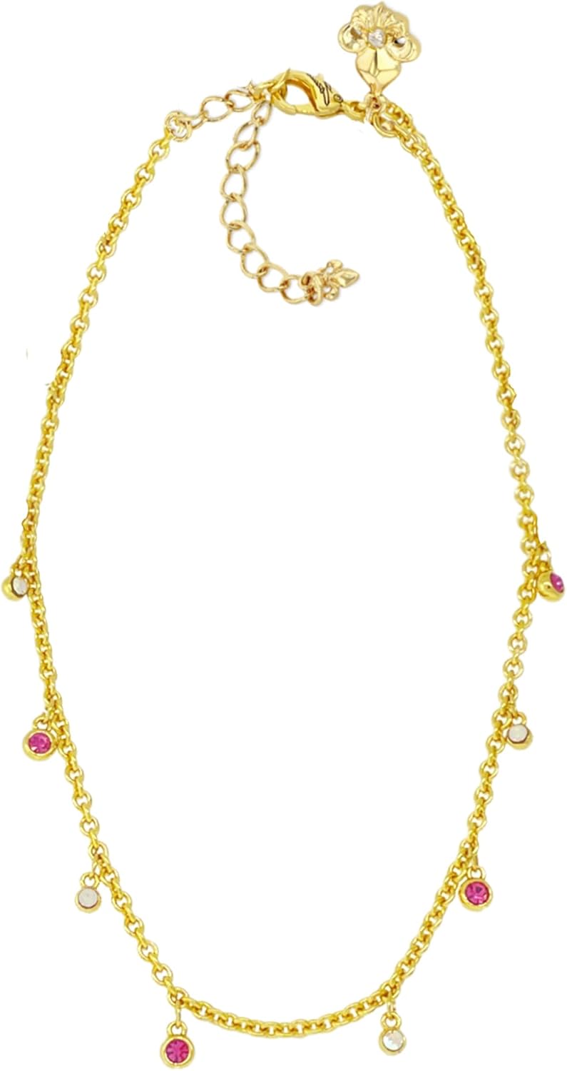 Ritzy Couture DeLuxe - Adorable Bunny Basket Charm Pendant Necklace Easter Day Jewelry for Women -18k Gold Plated