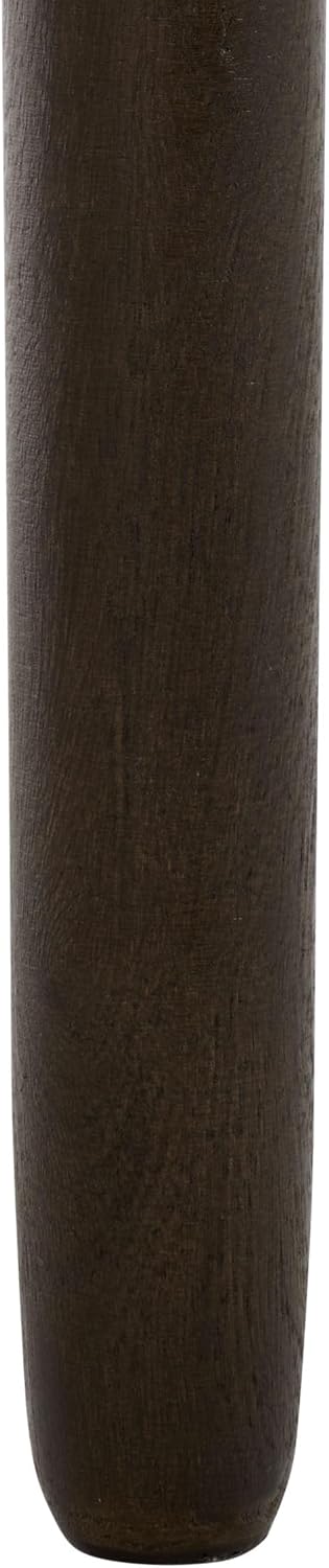 SAFAVIEH Home Collection – Neha Dark Chocolate Solid Wood Console Table, Scalloped Apron Entryway & Living Room Accent (CNS5749A)