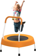 Toddler Trampoline for 1 Year Plus with Handle, Baby Gifts for Boys and Girls, Indoor and Outdoor