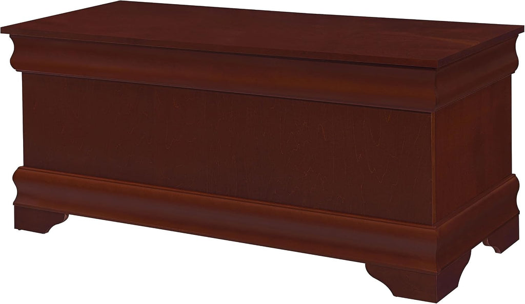 Coaster Home Furnishings - Pablo - Wood - Cedar Chest with Flip-Open Top, Lined Interior and Base Molding - Bedroom - 47-Inch - Warm Brown - 900022