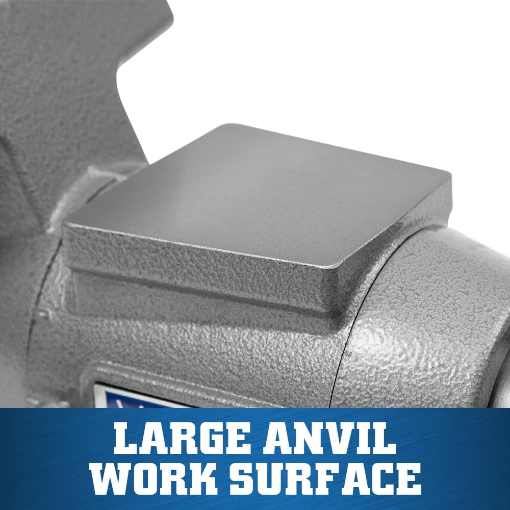Wilton Multi-Purpose Bench Vise, 6-1/2' Jaw Width, 6-1/4' Jaw Opening, 3-1/4' Throat (Model 650P)