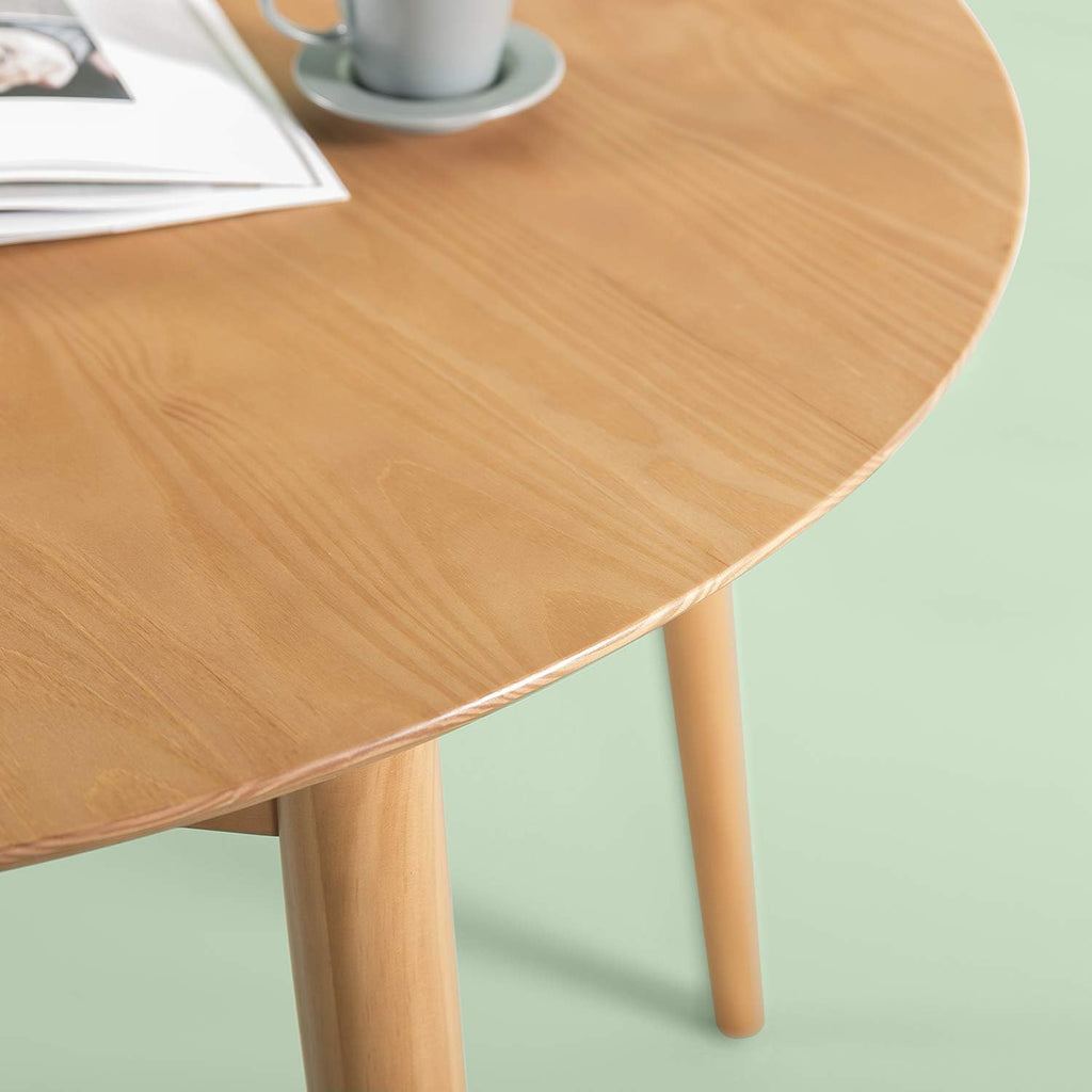 Zinus Jeffrey 42 Inch Wood Dining Table, Solid Wood Kitchen Table, Table Only, Easy Assembly
