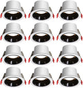 12-Pack Dimmable Downlight, 7W, 3-Color, Indoor Ceiling Light, LED Flush Mount, CRI 90+, Recessed Spotlights for Living Room
