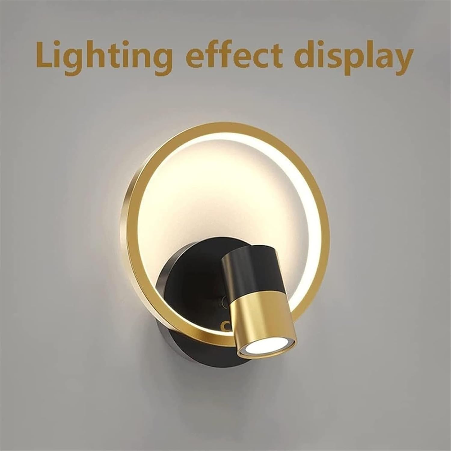 Wall Sconces, Modern Wall Lamp, Bedside Reading Light, d Rotatable Ceiling Spotlight, Indoor LED Wall Sconce, Headboard Lights, Adjustable Wall Light for Bedroom Living Room Farmhouse Bedside