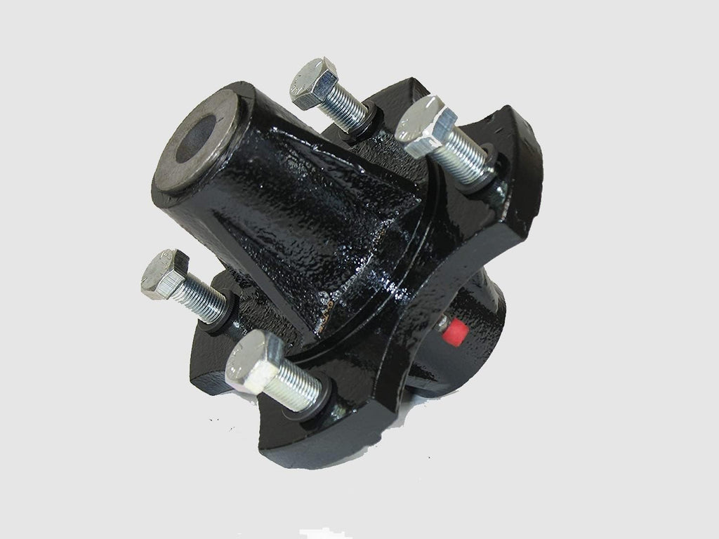 1 1/4″ Fork Dia 15' Laminated Wheel Cast Iron Hub W/Bushing Rotary Cutter Tail Wheel Assembly