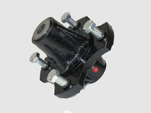 1 1/4″ Fork Dia 15' Laminated Wheel Cast Iron Hub W/Bushing Rotary Cutter Tail Wheel Assembly