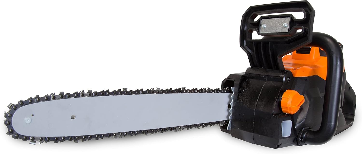 WEN Cordless Electric Chainsaw, 16-Inch Brushless with 40V Max 4Ah Battery and Charger (40417)