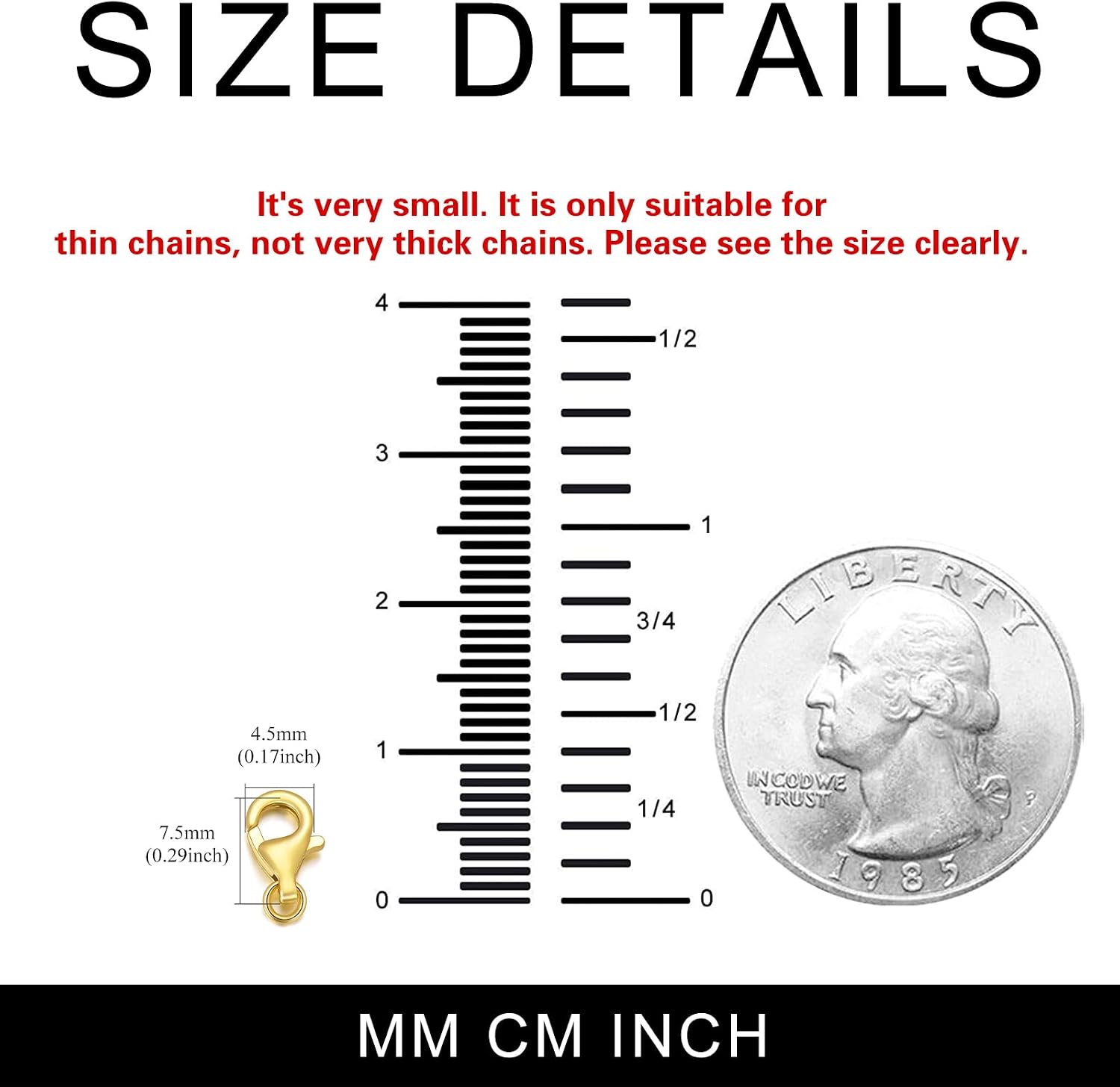 14k Gold 0.5'/1'/1.5'/2'/3' Necklace Bracelet Extender Chain, Necklace Extender Gold 14k, Durable Removable Gold Chain Extender, Gold Extension Chain for Necklace Anklet