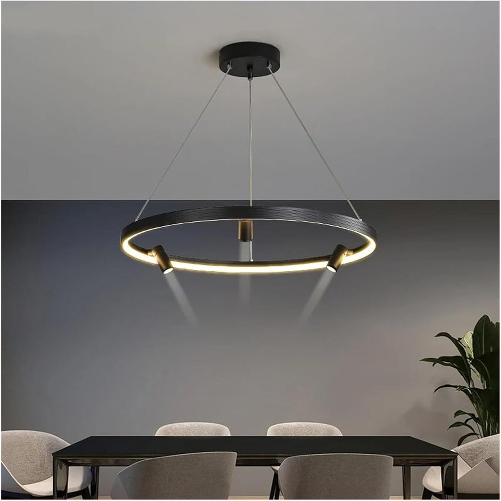 Remote Dimming LED Chandelier Lights Living Dining Room Pendant Bedroom Hall Lamps Spotlight Indoor Lighting,Chandelier Lamp
