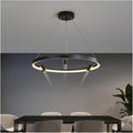 Modern Chaner, Remote Dimming LED Chaner Lights Living Dining Room Pendant Bedroom Hall Lamps Spotlight Indoor Lighting(Brightness Dimmable,60cm) (Warm White 60cm)