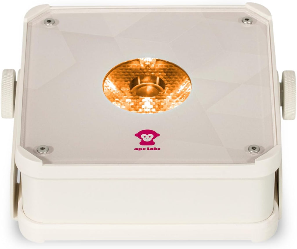 Ape Labs Maxi 2+ IP RGBaW LED Uplight with AmberWhite Technology, 29 Color Presets for Event & Wedding - IP65 14 hrs Rechargeable Battery with Remote (Sold Separately), Wireless DMX App Control - Solo