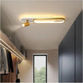 Luxurious Chandelier, Modern Acrylic LED Ceiling Pendant with Spotlight Compatible with Living Room Kitchen Corridor Remote Control Light Indoor Lighting (Color : Gold, Size : 60cm)