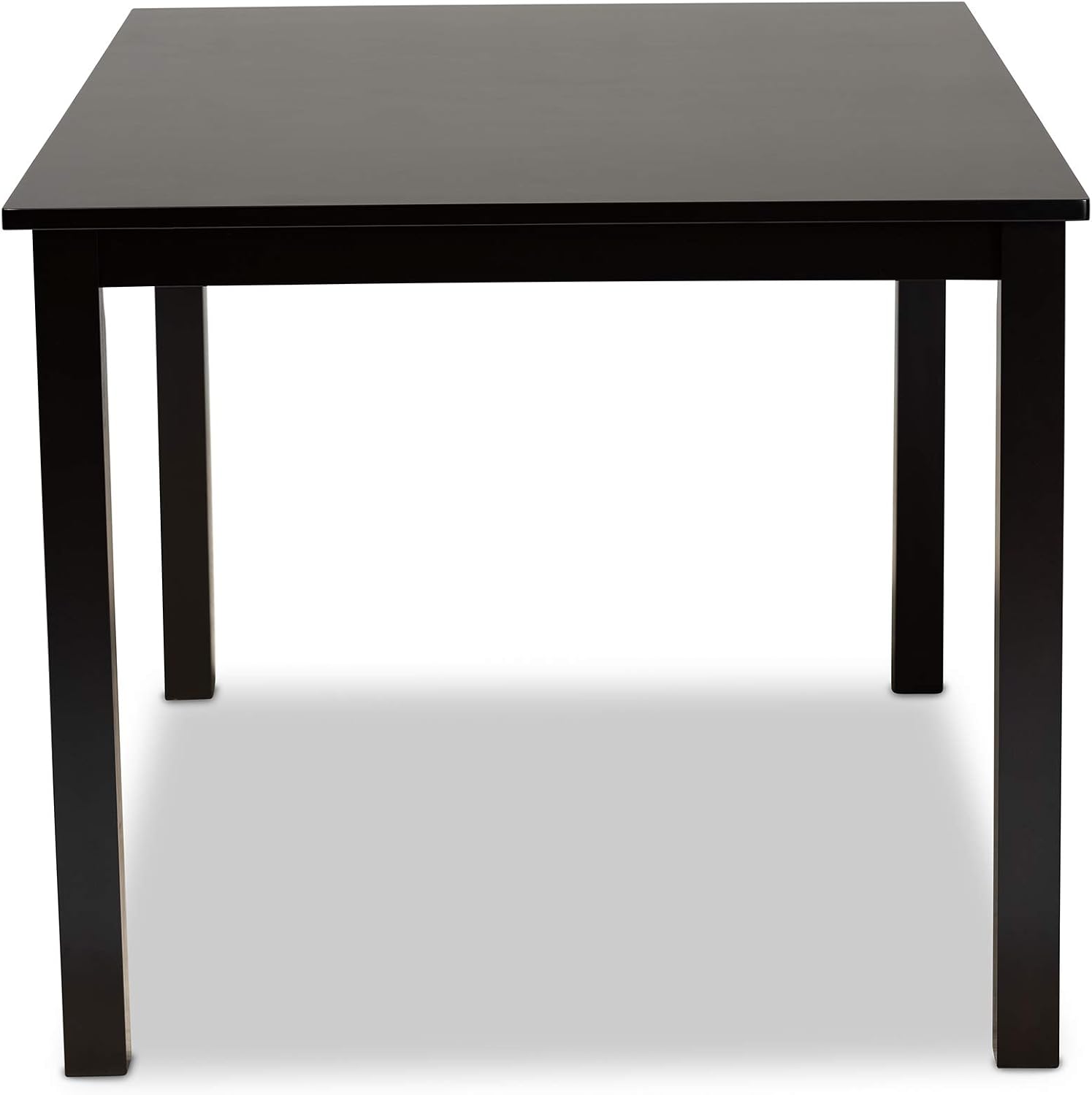 Baxton Studio Eveline Modern and Contemporary Espresso Brown Finished Rectangular Wood Dining Table