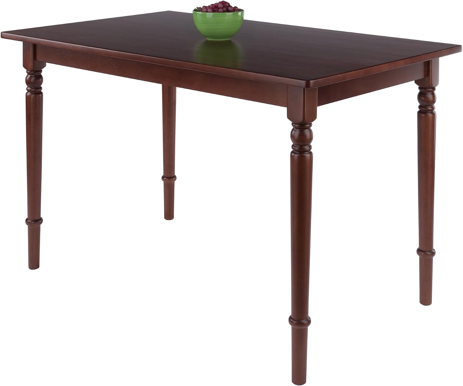 Winsome Ravenna Dining Table for 6 People, 47' Rectangular Kitchen Table, Walnut