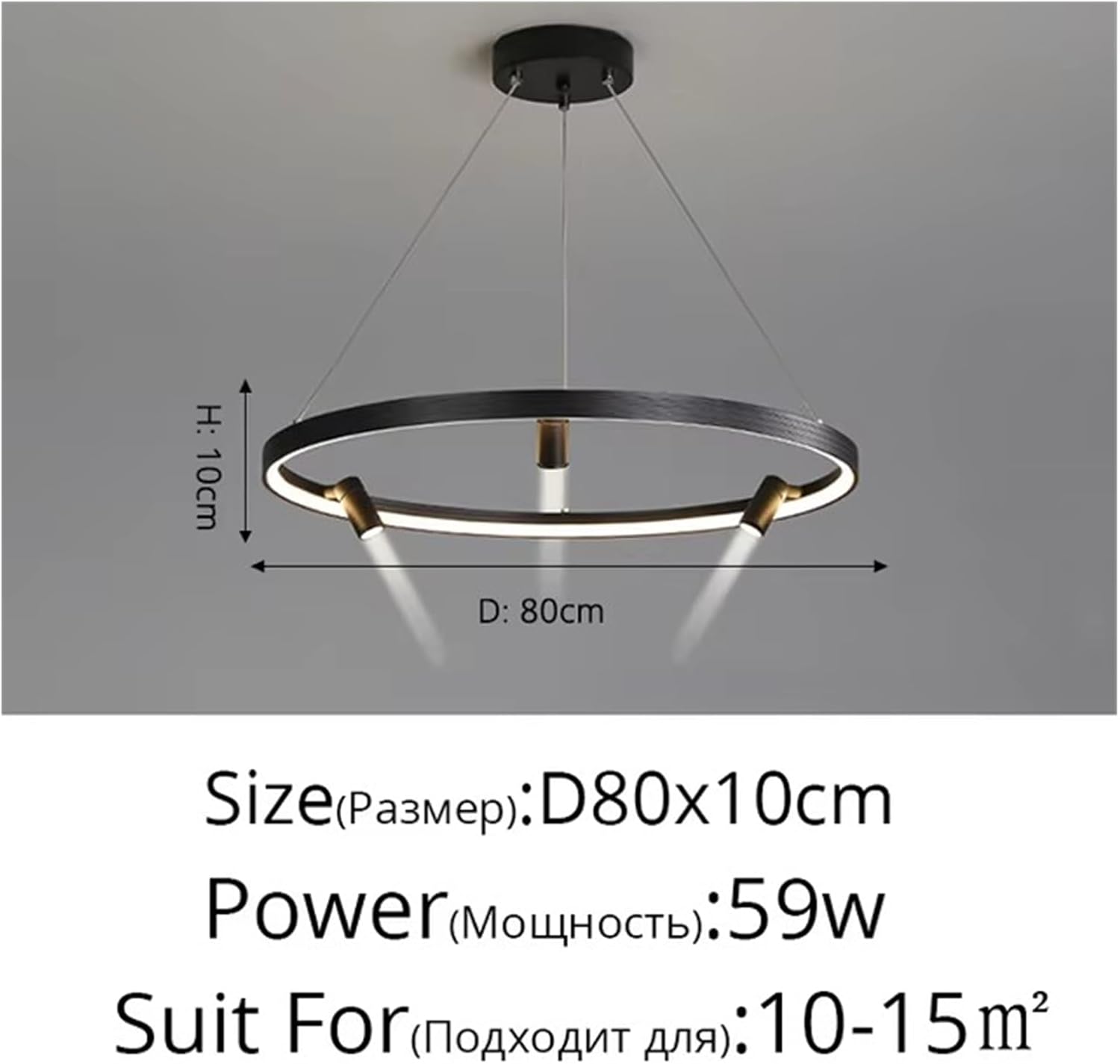 Remote Dimming Modern LED Chandelier Lights Living Dining Room Pendant Bedroom Hall Lamps Spotlight Indoor Lighting,Easy to Assemble