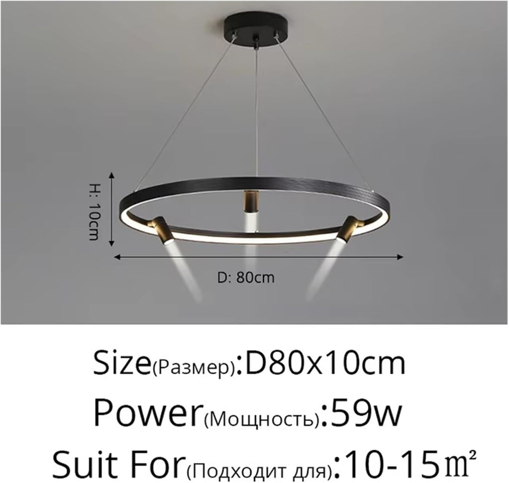 Remote Dimming Simple Modern LED Chandelier Lights Living Dining Room Pendant Bedroom Hall Lamps Spotlight Indoor Lighting,Modern