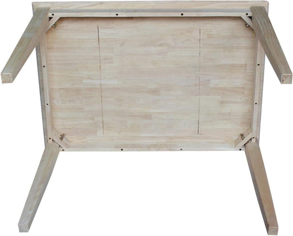 IC INTERNATIONAL CONCEPTS Solid Wood Top Table