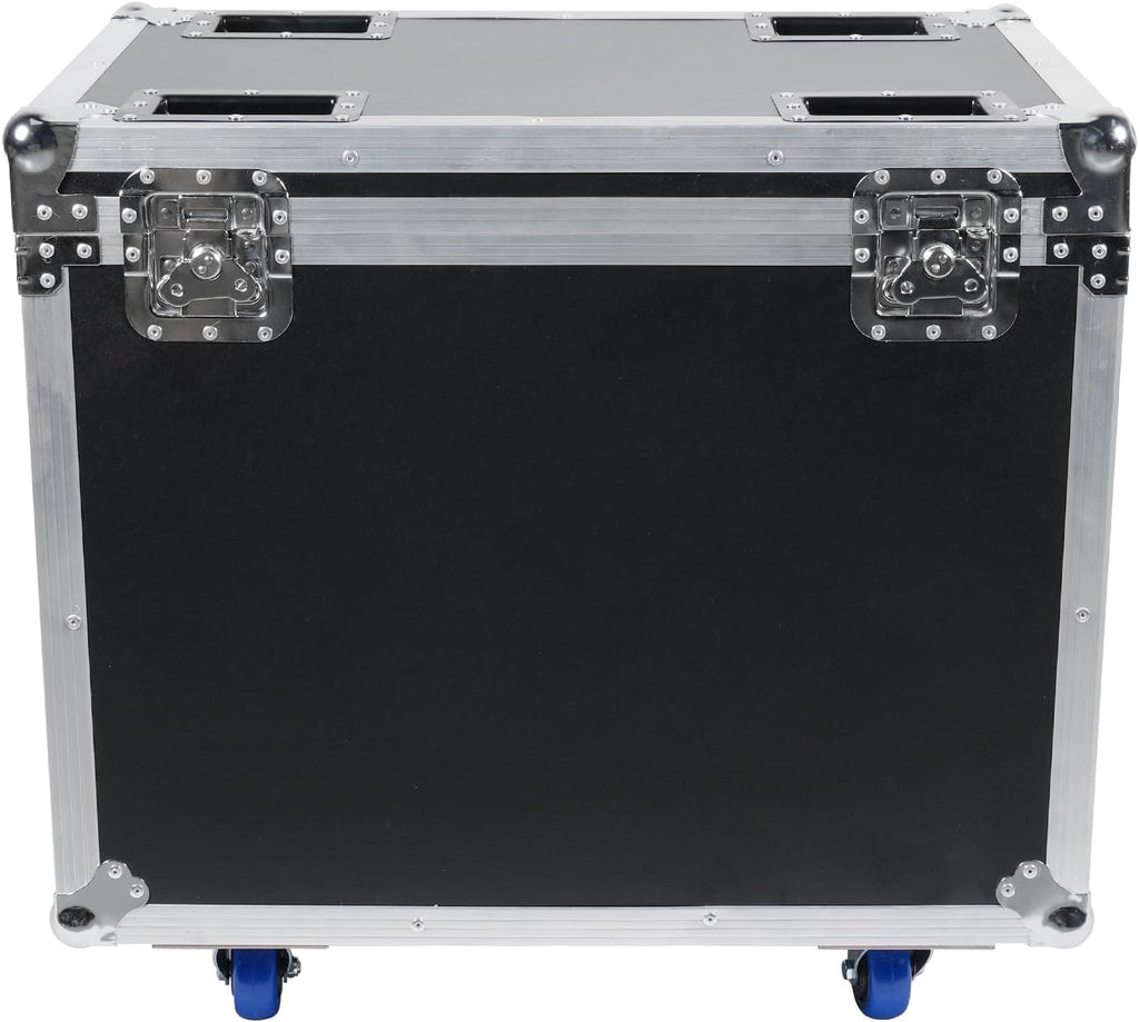 230W 7R Dj Lights Moving Head (2-Pack) with Flight Case,48-Facet Prism 14 Gobos 14 Colors, Prisms/Wash/Beam/Frost/Rainbow 2.3° Beam Angle 18CH DMX512 Sound Activated