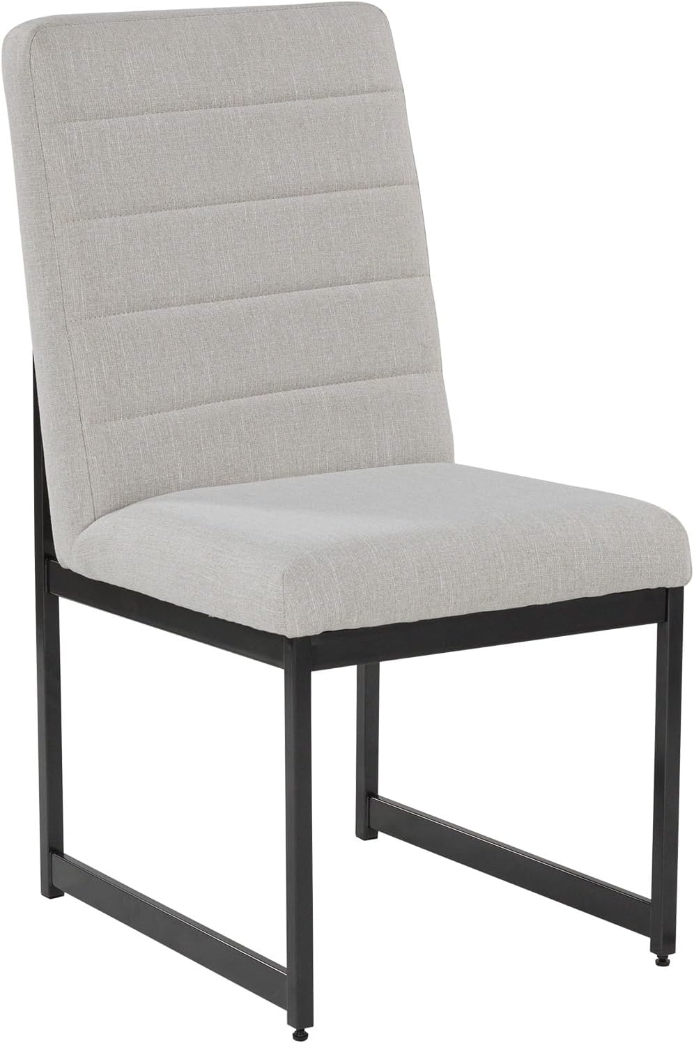 Signature Design by Ashley Tomtyn Modern Upholstered Dining Chairs, Set of 2, Light Brown & Black