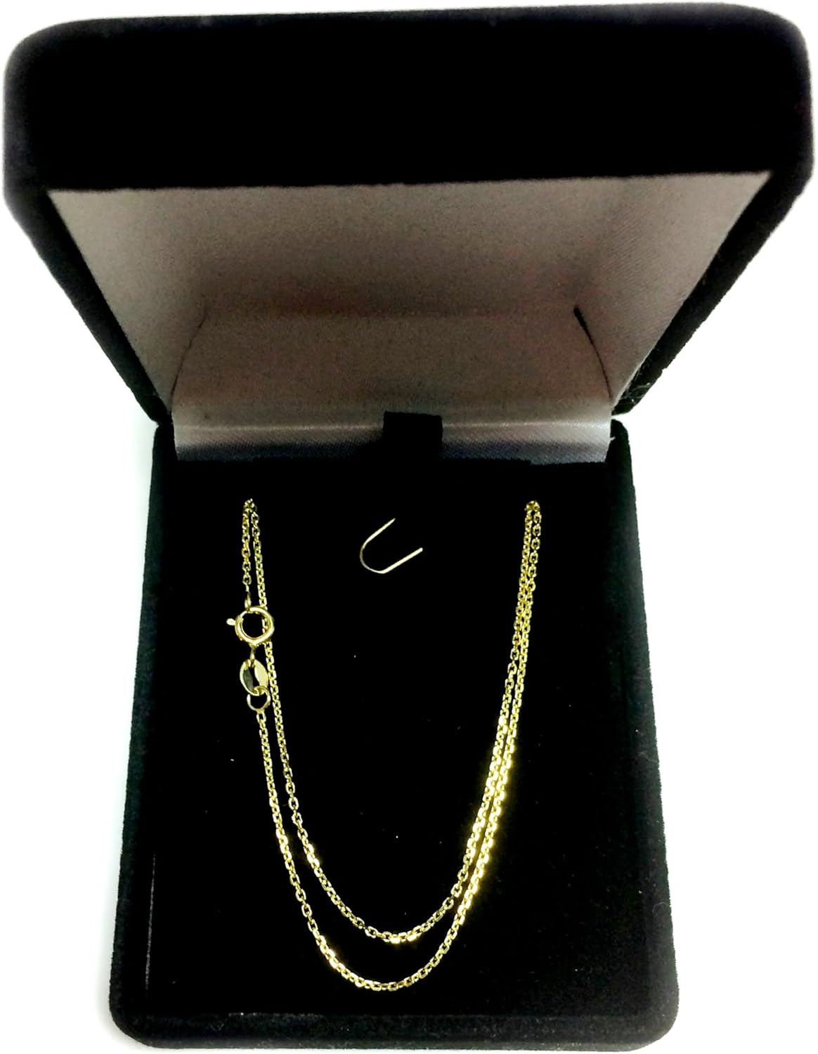 Jewelry Affairs 14k Yellow Gold Cable Link Chain Necklace, 1.1mm
