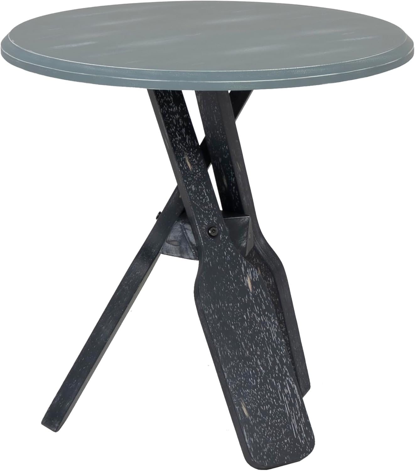 Powell Oakley Blue & Grey Oar Accent Table