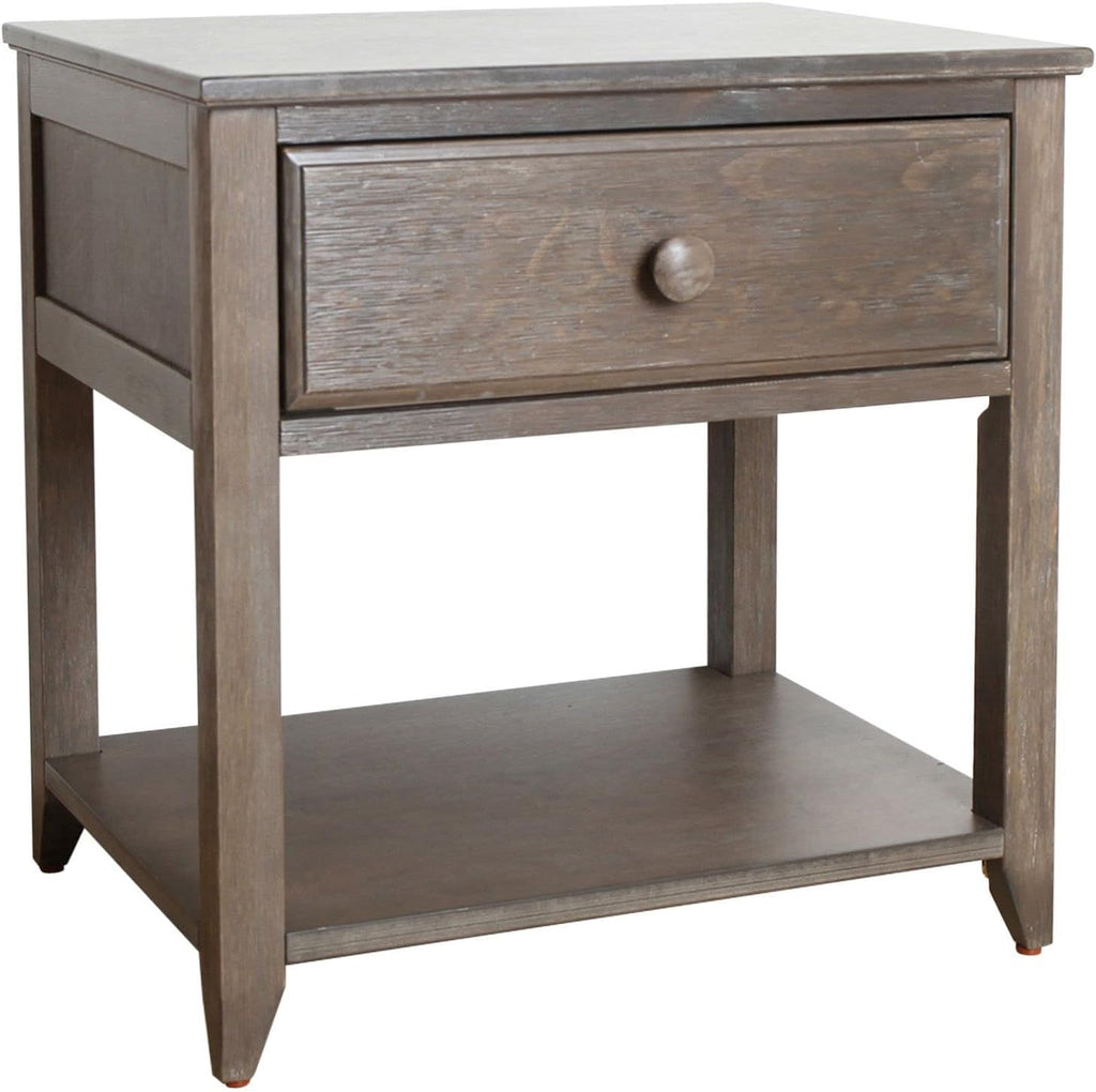 Max & Lily Nightstand with Drawer and Shelf, Clay