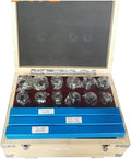 Push Type Keyway broaches 21pcs Keyway Broach Tool Set 10mm 12mm 14mm Broaches 32-50 Bushings Shims HSS Cutting Tools for CNC Machine