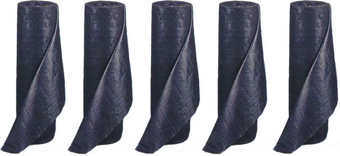 Dewitt 5-Pack Pro-5 Weed Barrier Fabric 5 oz, 3 x 250 Feet – Heavy-Duty Woven Landscape Ground Cover Mat for Raised Garden Bed, Greenhouse Gardening, Outdoor Landscaping, and Commercial Planting