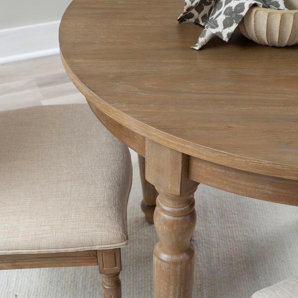 Linon Table, Light Natural Brown, 42 x 42 x 30