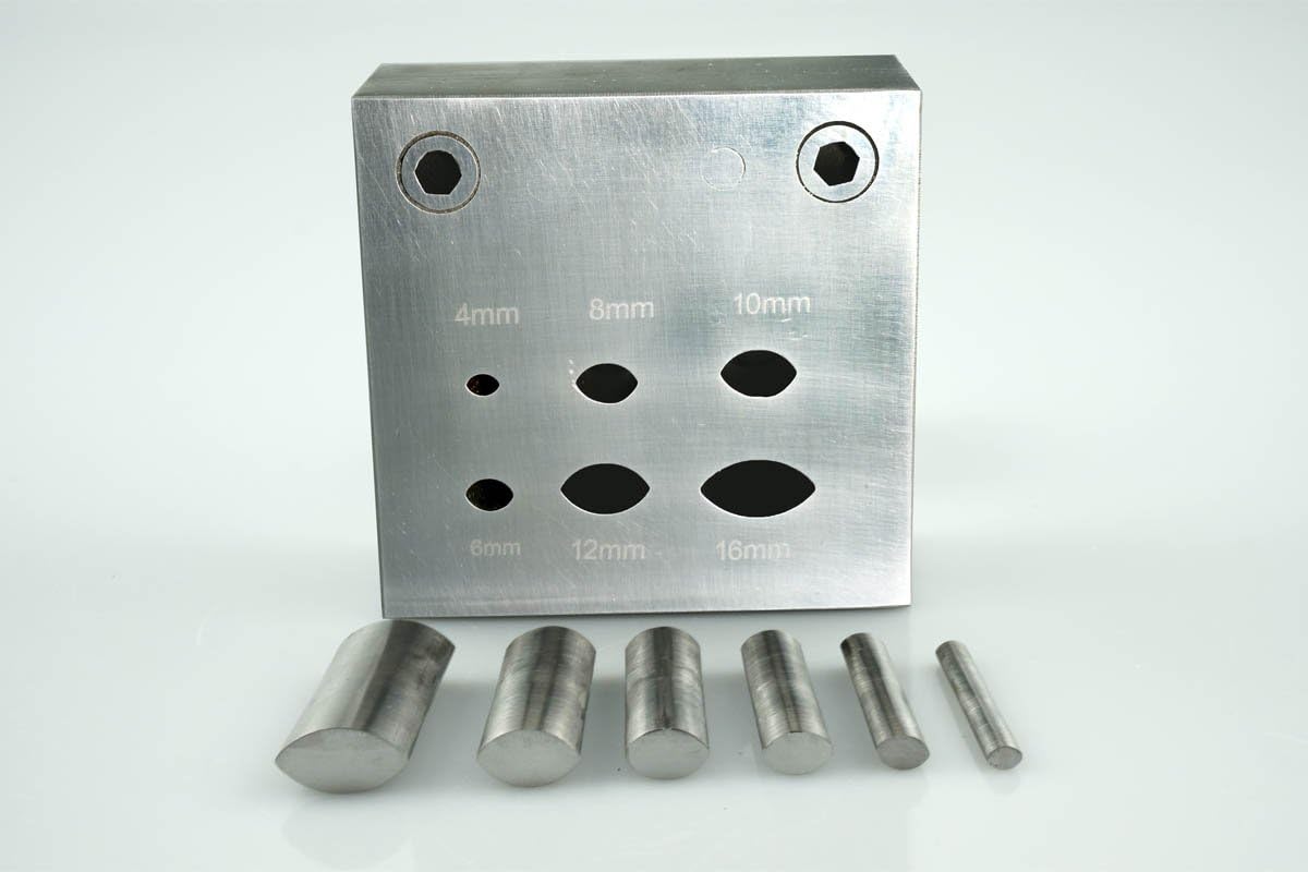 SE Disc Cutter with 6 Eye Shape Punches Set, 4 to 18mm