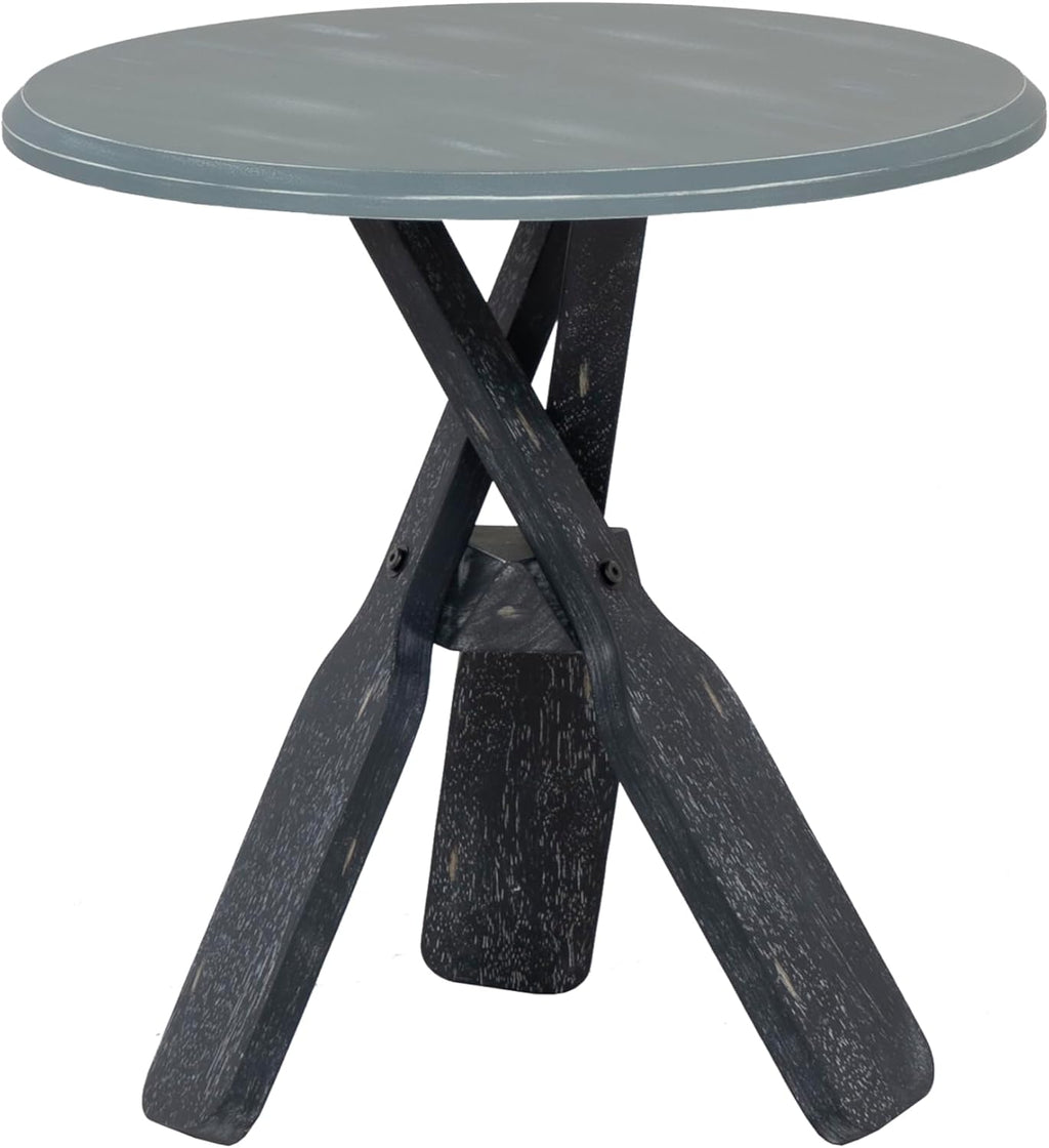Powell Oakley Blue & Grey Oar Accent Table