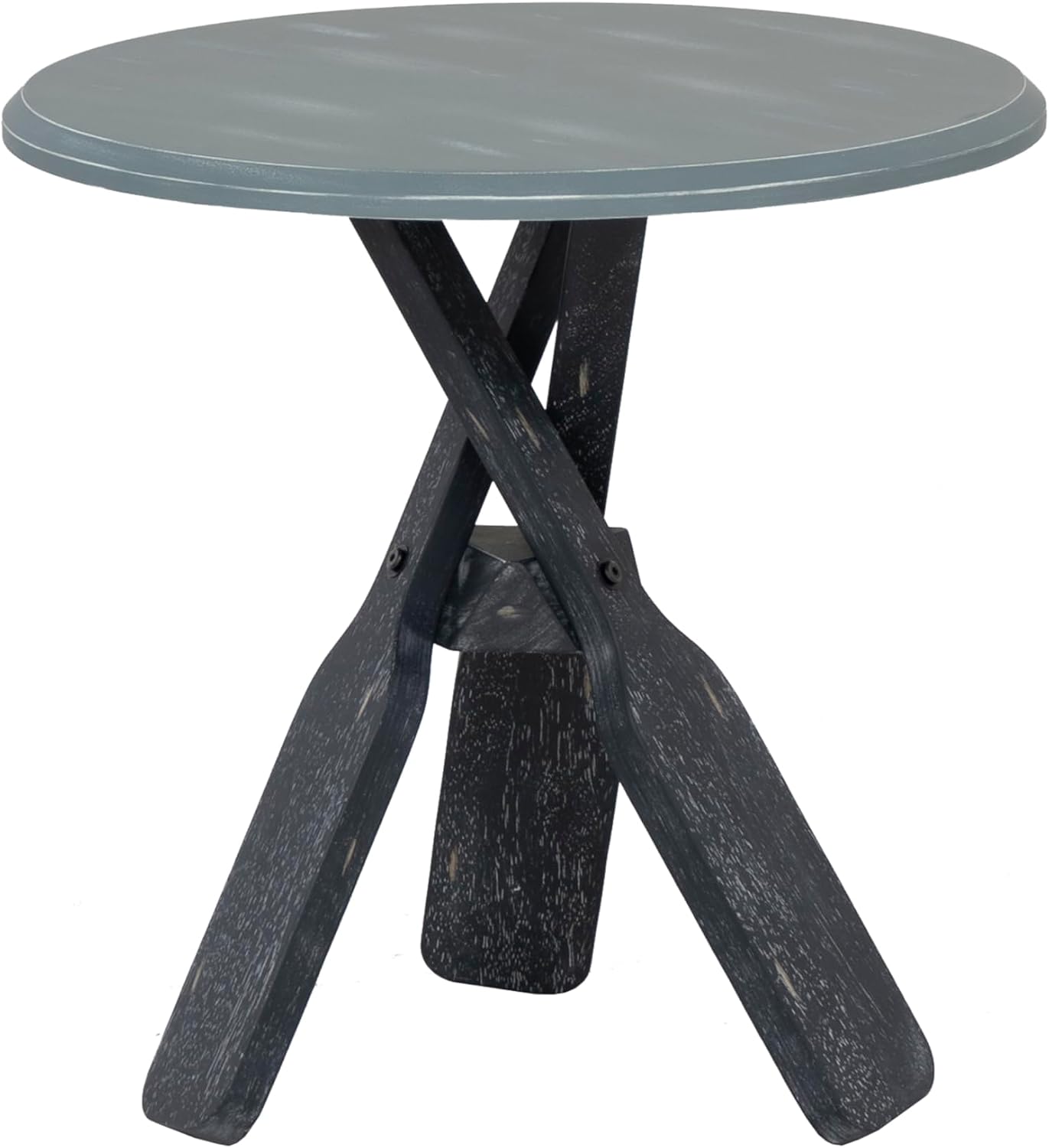 Powell Oakley Blue & Grey Oar Accent Table