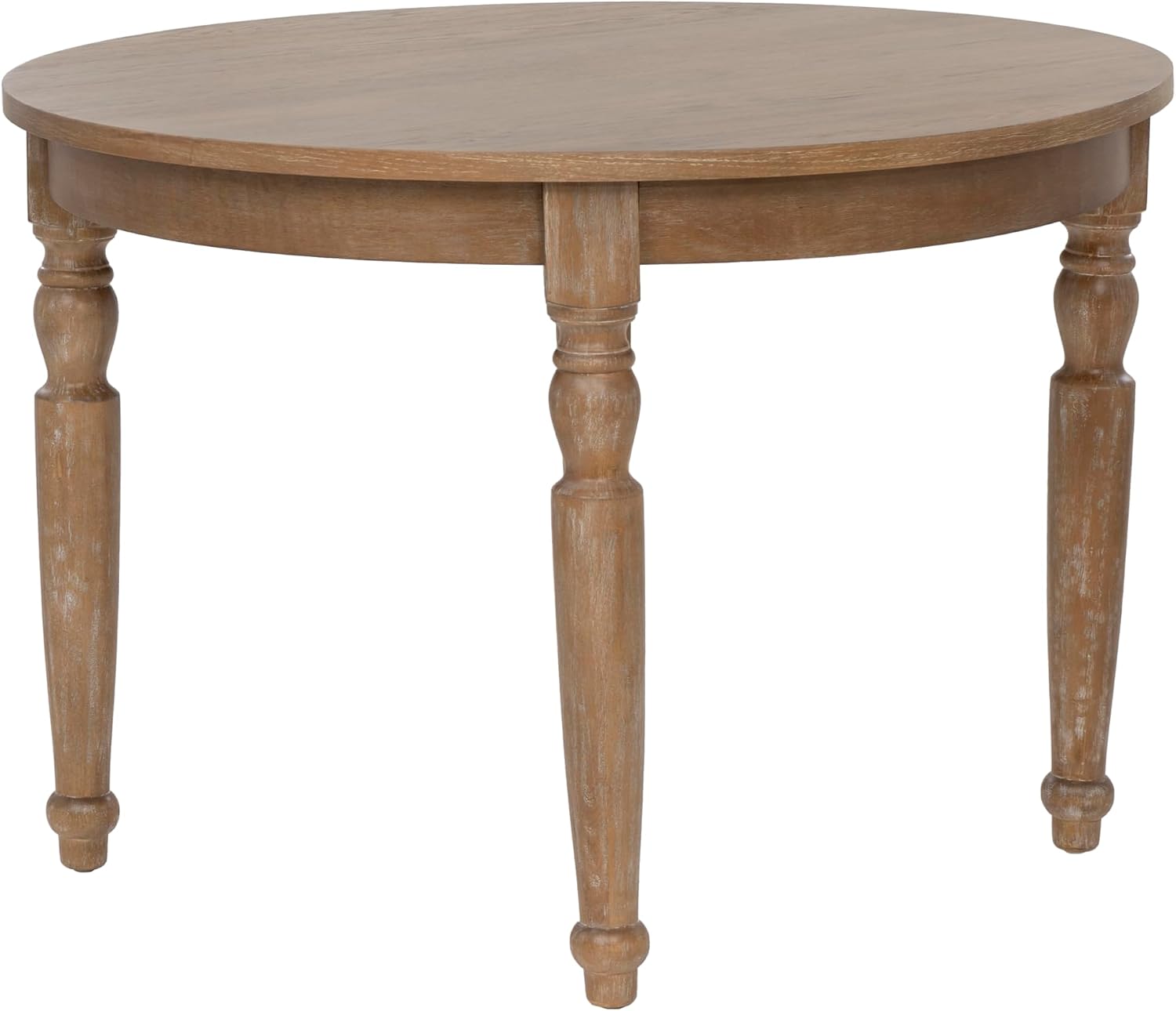 Linon Table, Light Natural Brown, 42 x 42 x 30