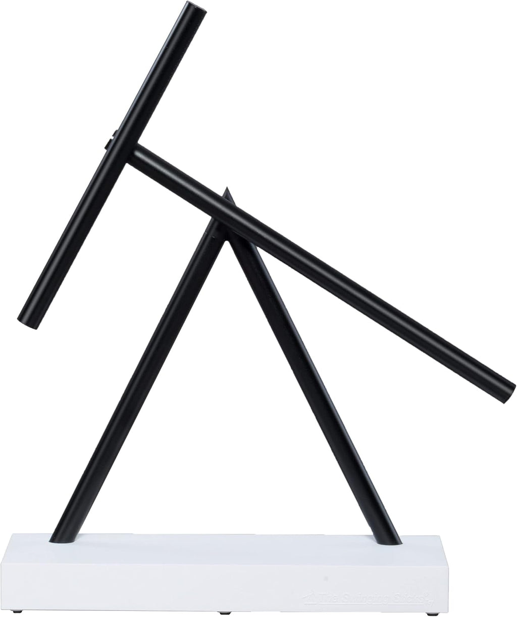Kinetic Energy Sculpture - Desktop Toy Version (White/Black)