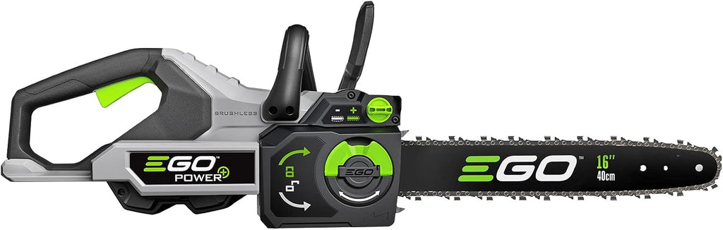 EGO POWER+ Chain Saw, 16' Battery Powered Chainsaw, Electric Cordless, Includes 56V 4.0Ah Battery and Charger – CS1613