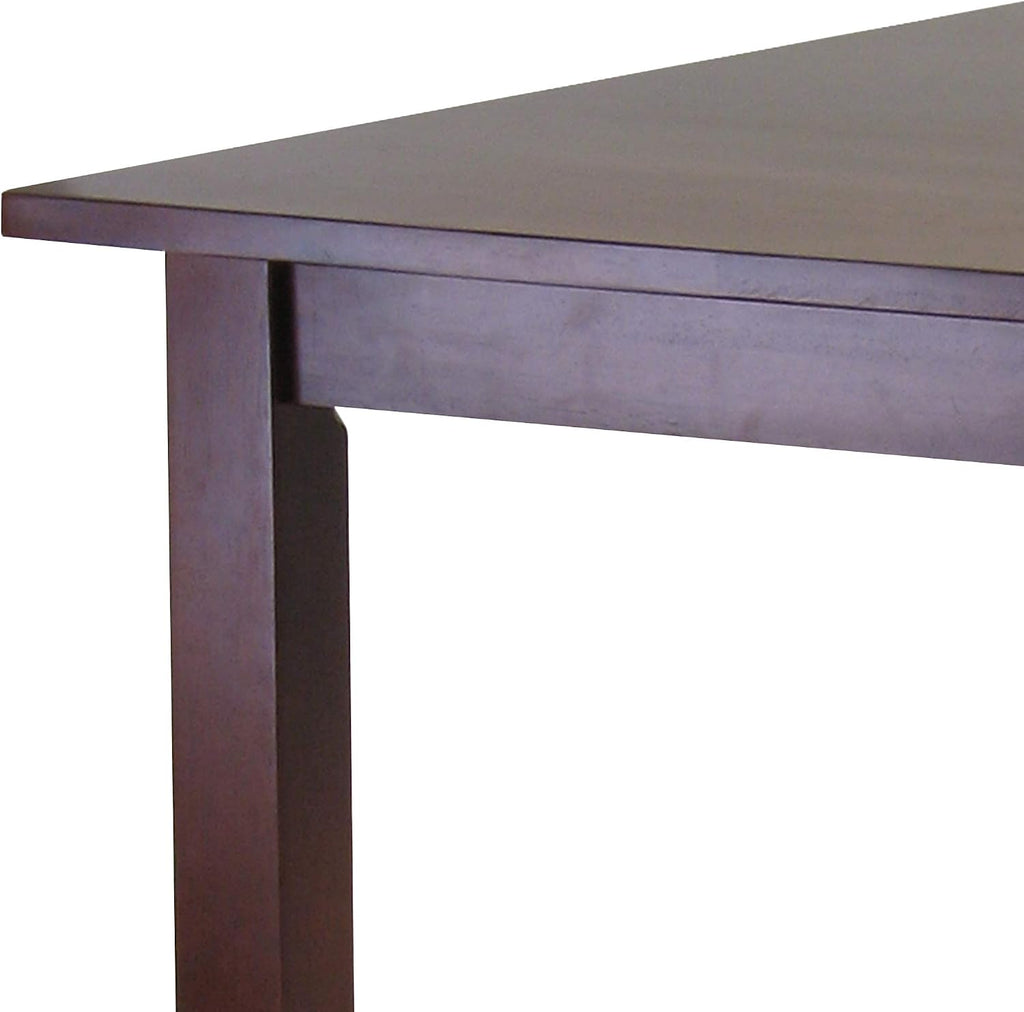 Winsome Parkland High Dining Table, 39' High, 34' Wide, Walnut