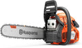 Husqvarna 450S Rancher Gas Chainsaw 20 Inch, 50.2-cc 3.2-HP, 2-Cycle X-Torq Engine, With Automatic Oiler, For Tree Pruning, Yard Cleanups and Firewood Cutting, Gifts For Men