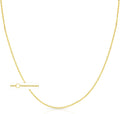 Floreo 14k Yellow Gold, White Gold, or Rose Gold 1.1mm Single Extendable Solid Diamond Cut Cable Chain Adjustable Necklace, 16' - 18 Inch