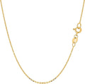 Jewelry Affairs 14k Yellow Gold Cable Link Chain Necklace, 1.1mm