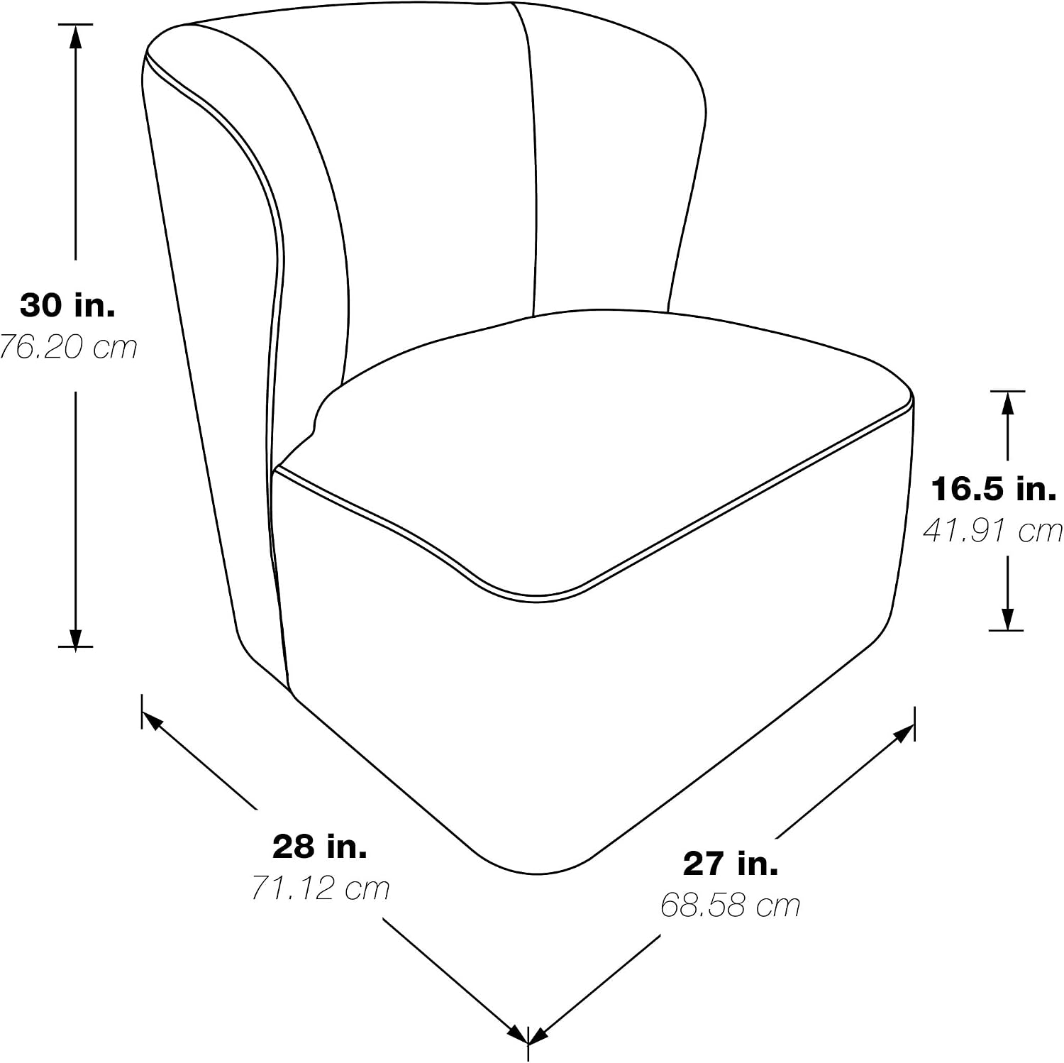 OSP Home Furnishings Lucia Modern Barrel Swivel Accent Chair, Fog Fabric