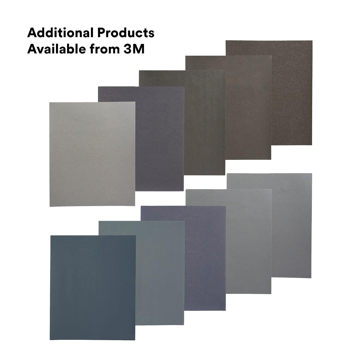 3M Wetordry Abrasive Sheet 02000, 600, Flexible, Durable, Surface Finishing, Waterproof, 9 in x 11 in, 50 Sheets (Pack of 5)