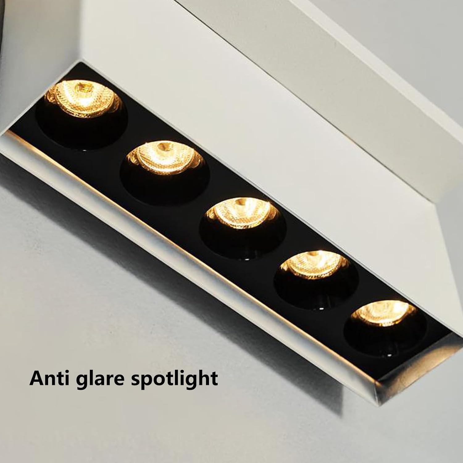 LED Wall Light Indoor with Remote Control Dimming 2700K-6500K Wall Sconce with Spotlight Wall Lighting Long Strip Aluminium for Bedroom Stairs Living Room