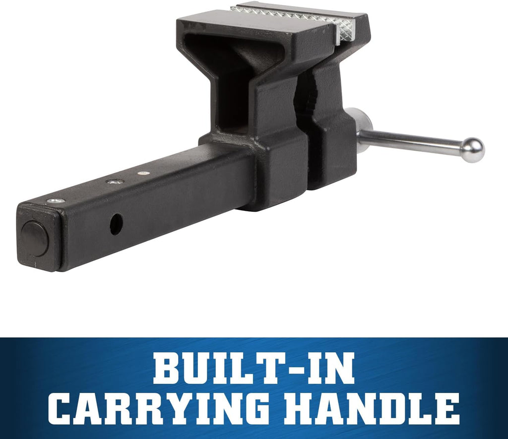 Wilton ATV All-Terrain Truck Hitch Vise, 6' Jaw Width, 5-3/4' Max Jaw Opening, 5' Throat (10010)
