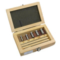 Keyway Broach Kit HSS Keyway Broach Set Metric Sized 6pcs 2mm 3mm Broaches 6/8/10 Collared Bushings with Shims CNC Cutting Tools